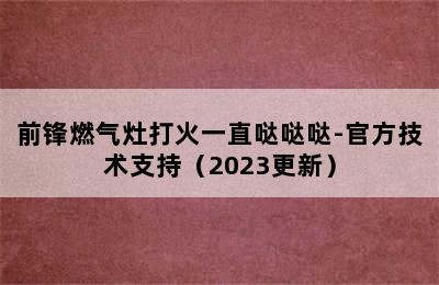 前锋燃气灶打火一直哒哒哒-官方技术支持（2023更新）