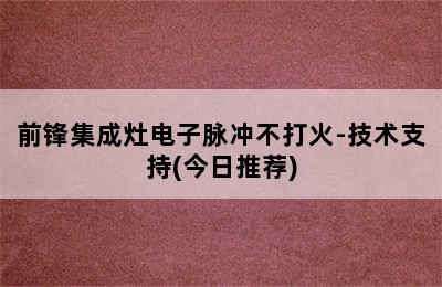 前锋集成灶电子脉冲不打火-技术支持(今日推荐)