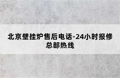 北京壁挂炉售后电话-24小时报修总部热线