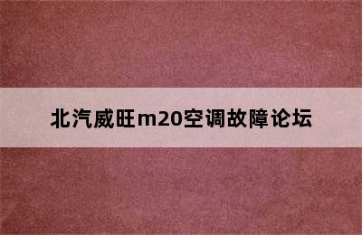 北汽威旺m20空调故障论坛