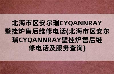 北海市区安尔瑞CYQANNRAY壁挂炉售后维修电话(北海市区安尔瑞CYQANNRAY壁挂炉售后维修电话及服务查询)