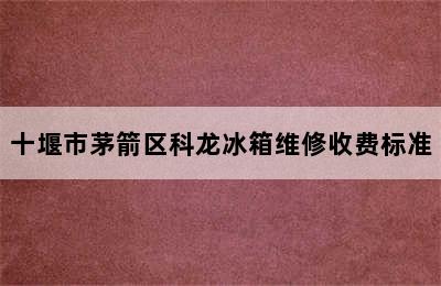 十堰市茅箭区科龙冰箱维修收费标准