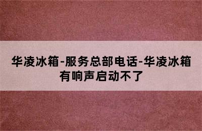 华凌冰箱-服务总部电话-华凌冰箱有响声启动不了