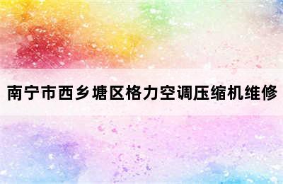 南宁市西乡塘区格力空调压缩机维修