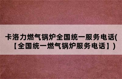 卡洛力燃气锅炉全国统一服务电话(【全国统一燃气锅炉服务电话】)