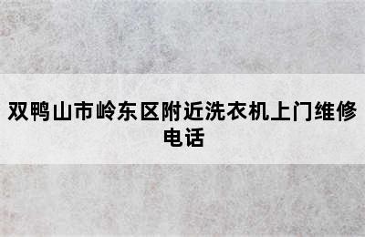 双鸭山市岭东区附近洗衣机上门维修电话