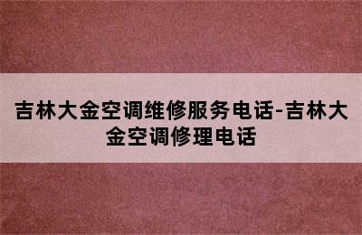 吉林大金空调维修服务电话-吉林大金空调修理电话