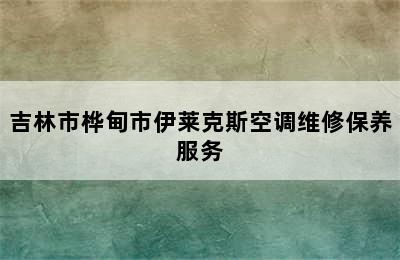 吉林市桦甸市伊莱克斯空调维修保养服务