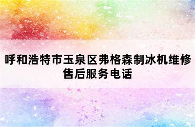 呼和浩特市玉泉区弗格森制冰机维修售后服务电话