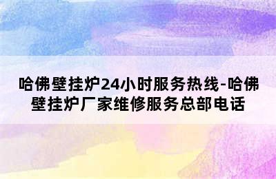 哈佛壁挂炉24小时服务热线-哈佛壁挂炉厂家维修服务总部电话