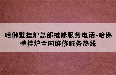 哈佛壁挂炉总部维修服务电话-哈佛壁挂炉全国维修服务热线