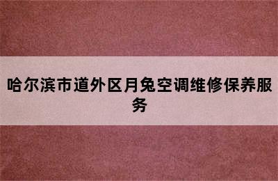 哈尔滨市道外区月兔空调维修保养服务