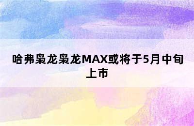 哈弗枭龙枭龙MAX或将于5月中旬上市