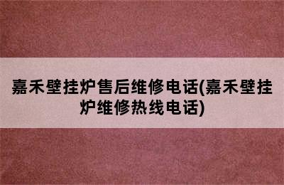 嘉禾壁挂炉售后维修电话(嘉禾壁挂炉维修热线电话)