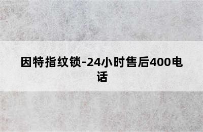 因特指纹锁-24小时售后400电话