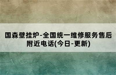 国森壁挂炉-全国统一维修服务售后附近电话(今日-更新)