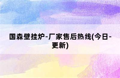 国森壁挂炉-厂家售后热线(今日-更新)