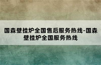 国森壁挂炉全国售后服务热线-国森壁挂炉全国服务热线