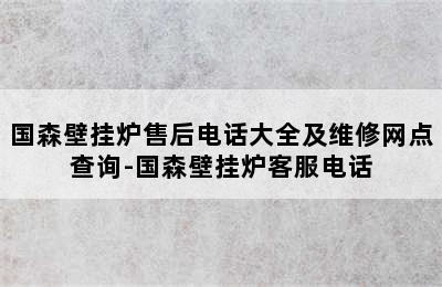 国森壁挂炉售后电话大全及维修网点查询-国森壁挂炉客服电话