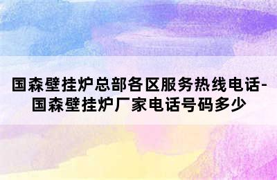 国森壁挂炉总部各区服务热线电话-国森壁挂炉厂家电话号码多少