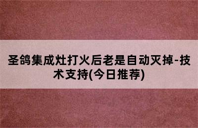 圣鸽集成灶打火后老是自动灭掉-技术支持(今日推荐)