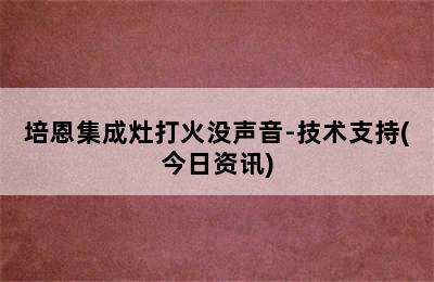 培恩集成灶打火没声音-技术支持(今日资讯)