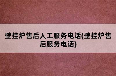 壁挂炉售后人工服务电话(壁挂炉售后服务电话)