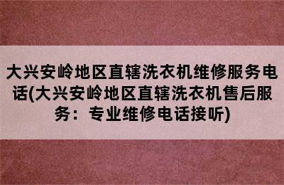 大兴安岭地区直辖洗衣机维修服务电话(大兴安岭地区直辖洗衣机售后服务：专业维修电话接听)