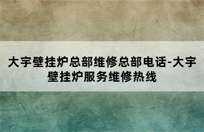 大宇壁挂炉总部维修总部电话-大宇壁挂炉服务维修热线