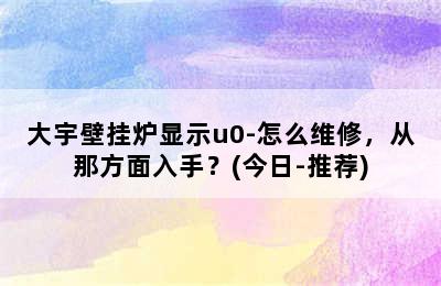 大宇壁挂炉显示u0-怎么维修，从那方面入手？(今日-推荐)