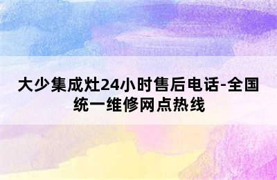 大少集成灶24小时售后电话-全国统一维修网点热线