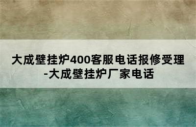 大成壁挂炉400客服电话报修受理-大成壁挂炉厂家电话