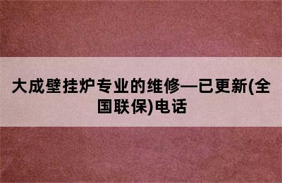 大成壁挂炉专业的维修—已更新(全国联保)电话