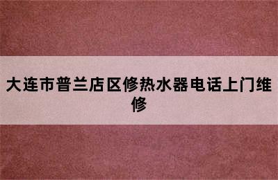 大连市普兰店区修热水器电话上门维修