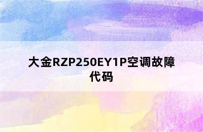 大金RZP250EY1P空调故障代码