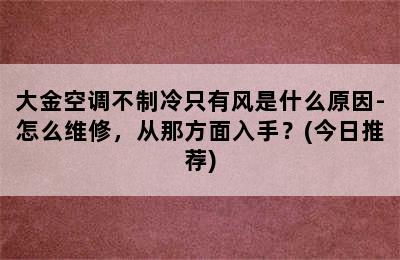 大金空调不制冷只有风是什么原因-怎么维修，从那方面入手？(今日推荐)