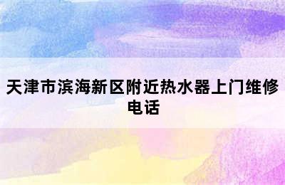 天津市滨海新区附近热水器上门维修电话