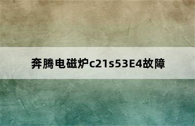 奔腾电磁炉c21s53E4故障