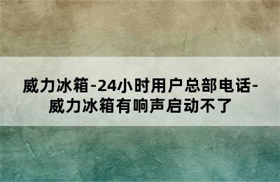 威力冰箱-24小时用户总部电话-威力冰箱有响声启动不了