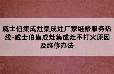 威士伯集成灶集成灶厂家维修服务热线-威士伯集成灶集成灶不打火原因及维修办法