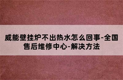 威能壁挂炉不出热水怎么回事-全国售后维修中心-解决方法