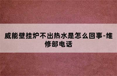 威能壁挂炉不出热水是怎么回事-维修部电话