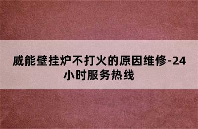 威能壁挂炉不打火的原因维修-24小时服务热线