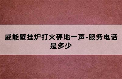 威能壁挂炉打火砰地一声-服务电话是多少