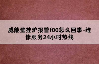 威能壁挂炉报警f00怎么回事-维修服务24小时热线