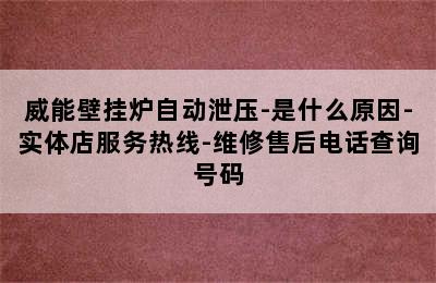 威能壁挂炉自动泄压-是什么原因-实体店服务热线-维修售后电话查询号码