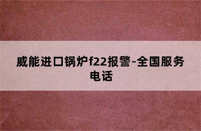 威能进口锅炉f22报警-全国服务电话