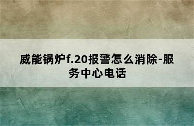 威能锅炉f.20报警怎么消除-服务中心电话