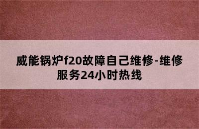 威能锅炉f20故障自己维修-维修服务24小时热线