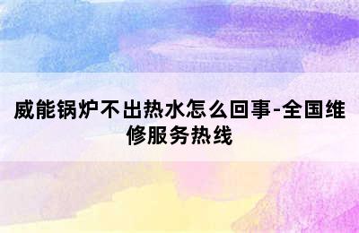 威能锅炉不出热水怎么回事-全国维修服务热线